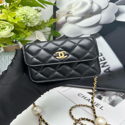 香奈兒Chanel  24S湯圓斜挎包 羊皮