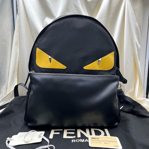 FENDI芬迪 小怪獸眼睛圖案大容量  小怪獸雙肩包