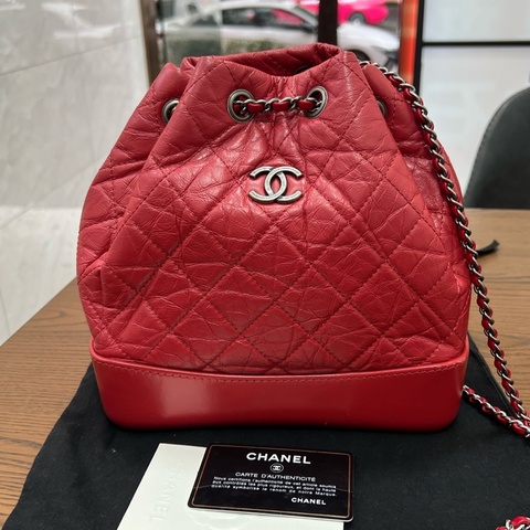 Chanel香奈兒小號流浪雙肩包 樹莓果醬粉  28開尺寸22*23cm
