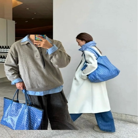 #Goyard Saint Louis PM托特包 寶藍色 （特價🉐)