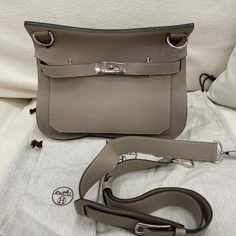 愛馬仕 Hermès Gypsy 31 吉普賽31 班鳩灰 TC皮 銀扣｜T刻