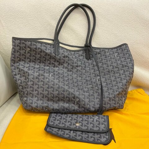 Goyard Saint Louis 小號托特包 灰色 經典子母包套裝