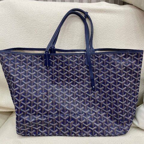 Goyard Saint Louis 小號托特包 藍色 經典子母包套裝