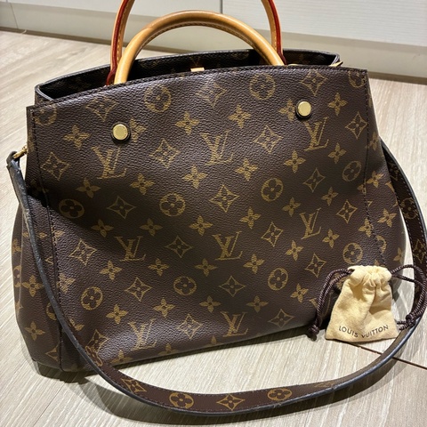 【Louis Vuitton 經典老花托特包】35*23*12