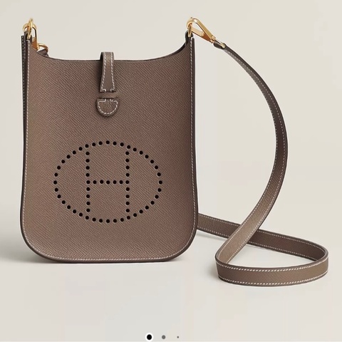 Hermés Evelyne 16 Epsom (皮帶)大象金未開過