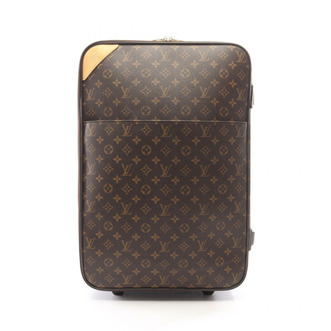 路易威登 Pegas 55 旅行包/手提箱 M23294 Monogram 皮革 棕色 二手
