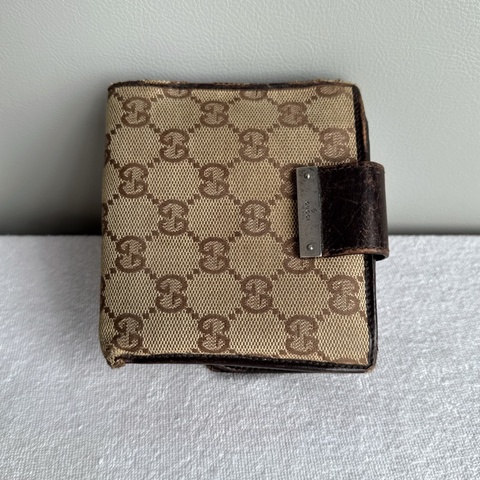 Vintage Gucci Ophidia Leather Wallet 中古古馳短夾