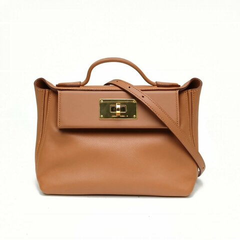 HERMES 2424mini21金棕色EC皮/Swift皮Z刻金扣肩背包