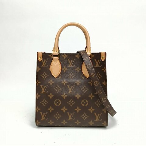 LOUIS VUITTON SACPLAT琴譜包BB老花PVC晶片肩背包