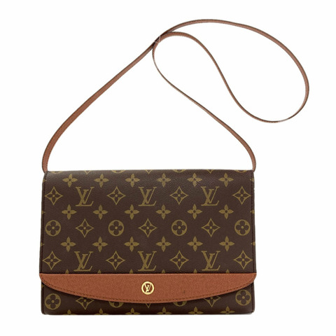 路易威登 M51798 波爾多紅 24 單肩包 Monogram 帆布 女士 LOUIS VUITTON