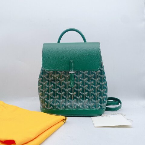 戈雅/Goyard Alpin綠色 迷你雙肩包