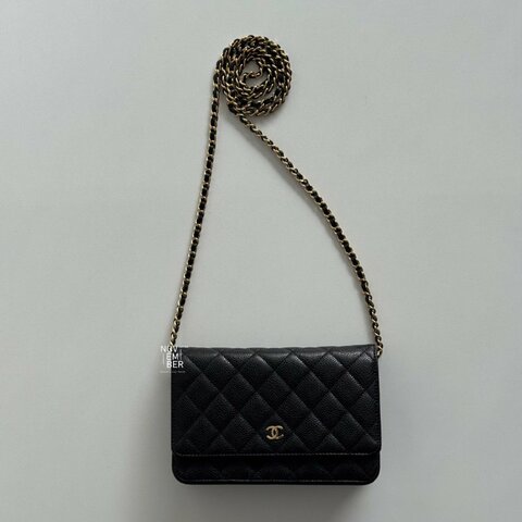 99新🆕 全配有購證🙌🏻 Chanel 香奈兒 Classic WOC 黑色金釦
