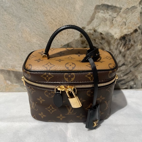 Louis Vuitton雙色老花Vanity Pm
