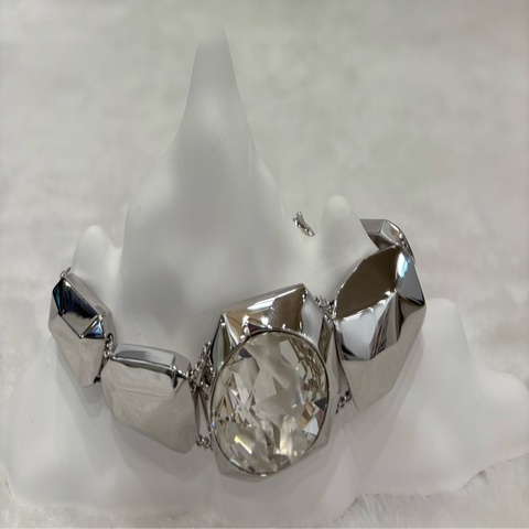 SWAROVSKI X Jean Paul Gaultier Reverse系列經典水晶幾何手鍊