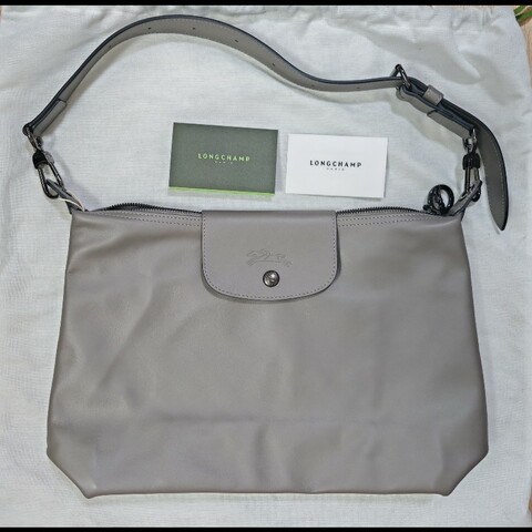Longchamp Le  Pliage Xtra M hobo bag 半月形 單肩背包 深灰色