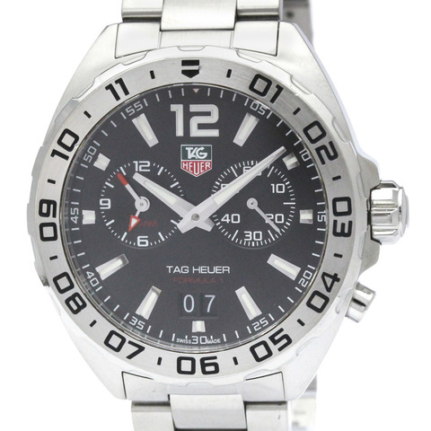 TAG HEUER 豪雅一級方程式鬧鐘鋼石英男錶 WAZ111A 拋光