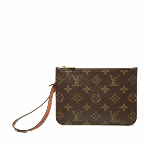 路易威登 Loop Hobo 配件手提包手拿包棕色皮革女士 LOUIS VUITTON