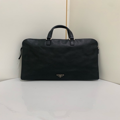 Prada/普拉達 Saffiano牛皮男士公文包