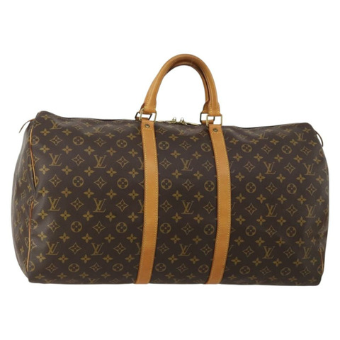路易威登 Monogram Keepall 55 波士頓包 M41424 LV Auth 196393A
