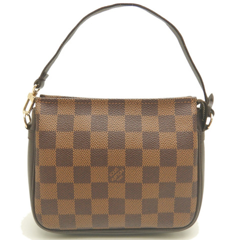 LOUIS VUITTON Damier Pouch N51982 Trousse 化妝品 Ebene 女裝 254210