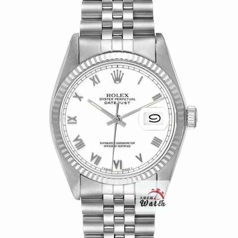 【大眾金時代】ROLEX勞力士 16014 Datejust 蠔式日誌 白色面盤 羅馬時標 台灣AD 錶徑36mm 自動上鍊 不鏽鋼材質 大眾金時代B1529