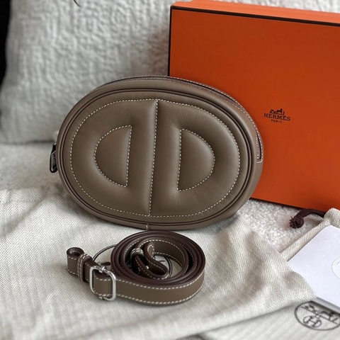 Hermes 愛馬仕 intheloop 豬鼻子 腰包 大象灰