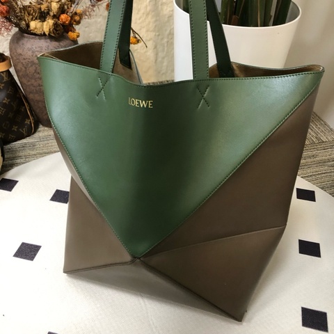 99新 羅意威/Loewe puzzle fold超大號托特包手袋