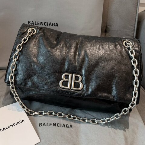 Balenciaga Monaco 大號鏈條單肩包