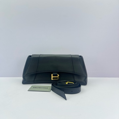 Balenciaga 巴黎世家 Downtown 黑色金扣 小號