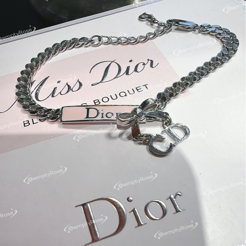 Dior 手鍊蝴蝶結Pink CD 🎀