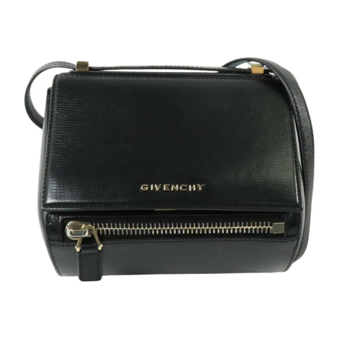 GIVENCHY 牛皮皮革Pandora Box銀扣肩背袋