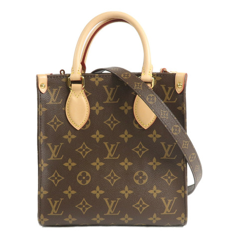 LOUIS VUITTON Monogram Sac Plat BB手挽肩背兩用袋