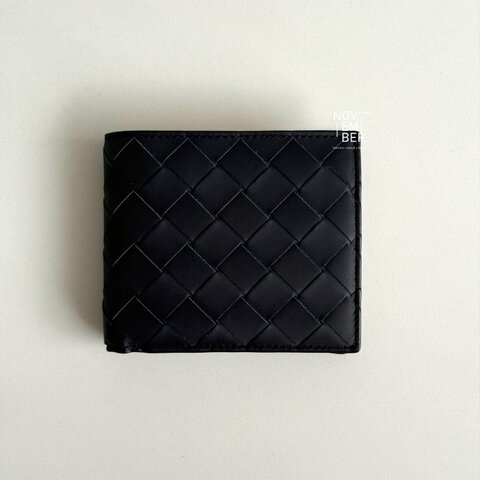 99新🆕 Bottega Veneta 寶緹嘉 編織零錢包 深藍色