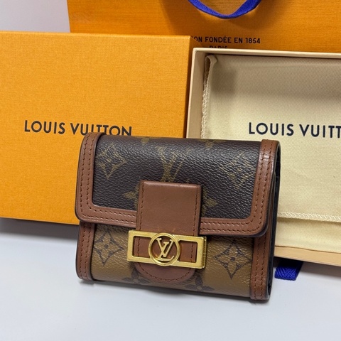 （全配/晶片款🎁） LV M68725 Dauphine 達芙妮 短夾