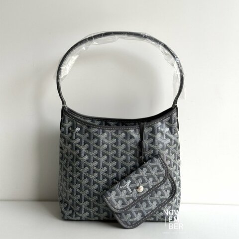 全新有購證🫶🏻 Goyard 戈雅 Mini Hobo 灰