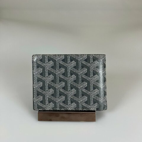 GOYARD 020241灰老花對開短夾