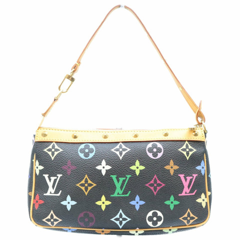 路易威登 M92648 Monogram 多色 Noir 手袋配件手提包 金色五金配件 女士