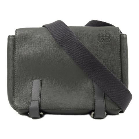 LOEWE 牛皮皮革Military Messenger XS肩背袋