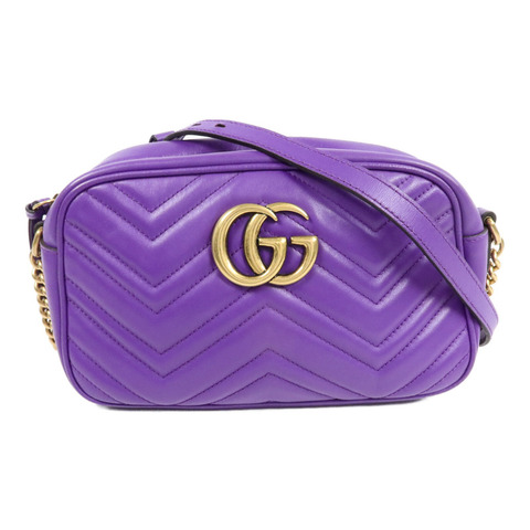 GUCCI 牛皮皮革GG Marmont肩背袋