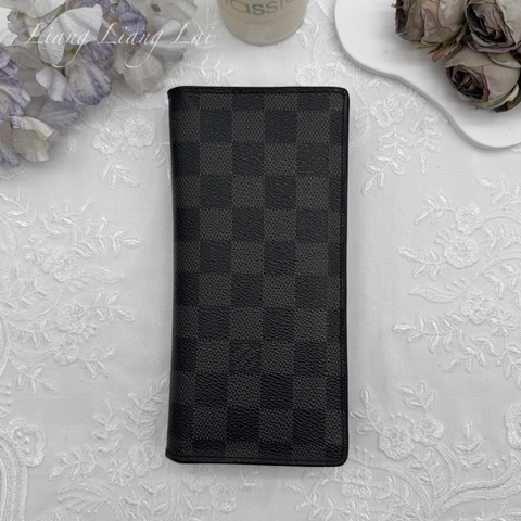 LOUIS VUITTON LV Damier Graphite 黑格紋長夾｜長型錢包