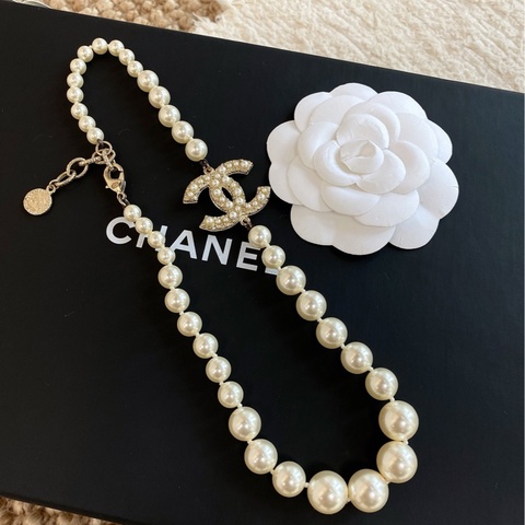98新✨香奈兒/Chanel  100週年紀念珍珠項鍊