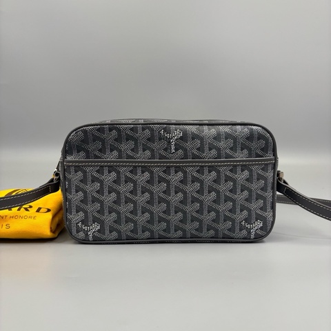 Goyard 戈雅 高雅德 灰色老花相機斜挎包 尺寸23*13
