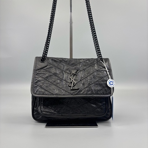 YSL 聖羅蘭 Niki小號鏈條單肩斜挎包 尺寸22*17