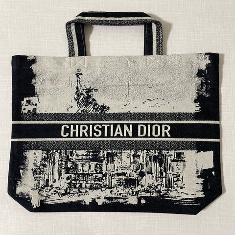 Dior 艾菲爾鐵塔 自由女神  帆布包 手提包購物包