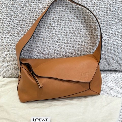 Loewe 羅意威 Puzzle Hobo 腋下包 焦糖色