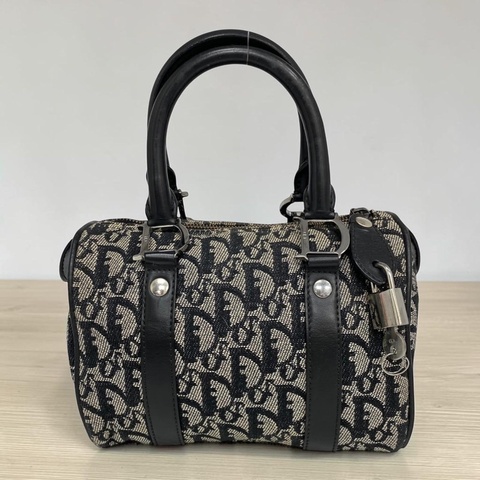 Christian Dior 波士頓保齡球包 手袋Vintage Oblique Vintage Boston trotter mini bowler speedy Bag
