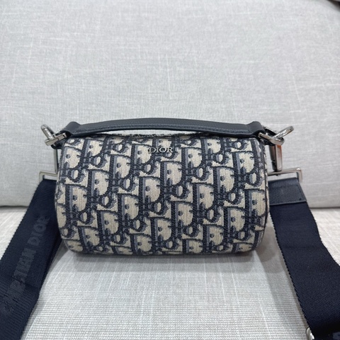 JK國際二手精品✨Dior 迷你ROLLER圓筒斜背包 台灣購證🇹🇼