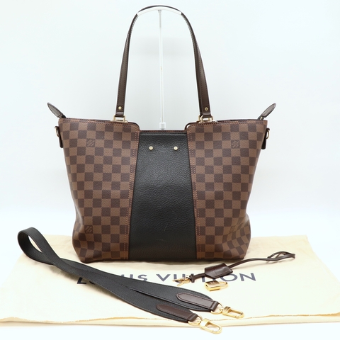 LV Damier Jersey 咖色 棋盤格 肩背包 手提包 N44023