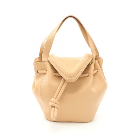 BOTTEGA VENETA BEAK 手提包 皮革 米色 二手 女士 BV