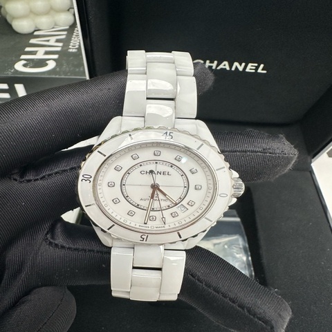 香奈兒Chanel J12 38mm白色陶瓷自動上鏈機械機表